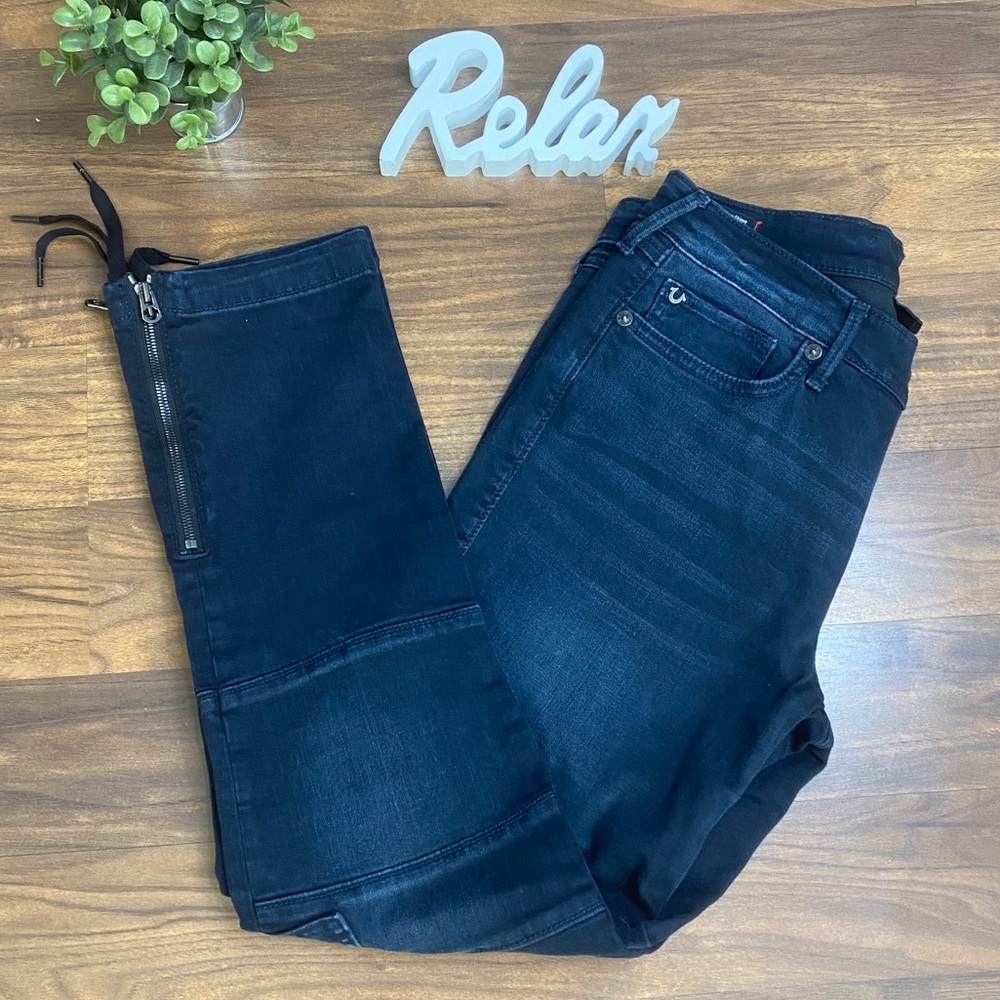 True Religion Halle mid rise super skinny Jean